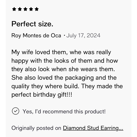Diamond Halo Earrings - Picture 12 of 16